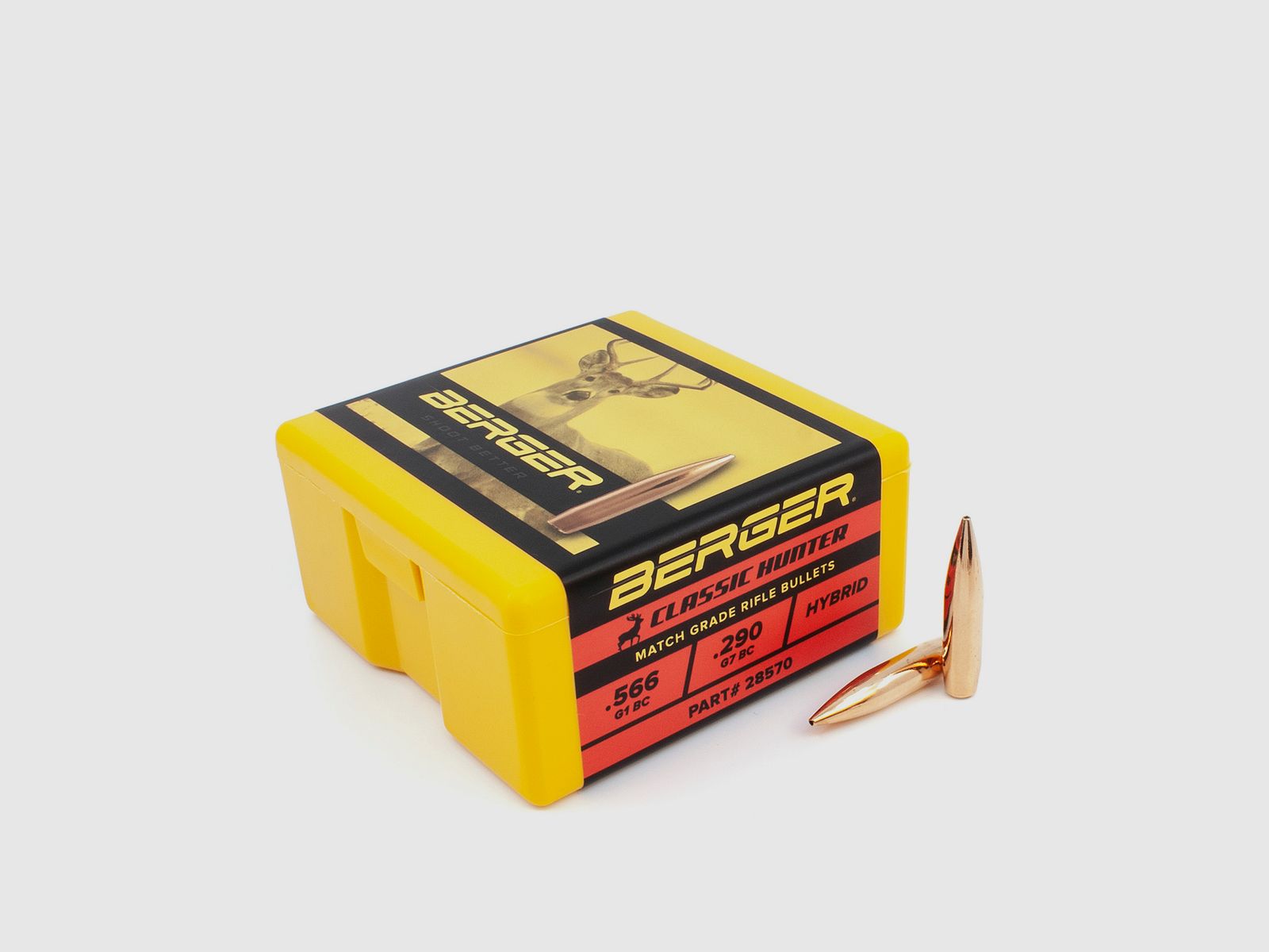 Berger Geschoss 7mm/.284 Classic Hunter 168GR 100 Stück