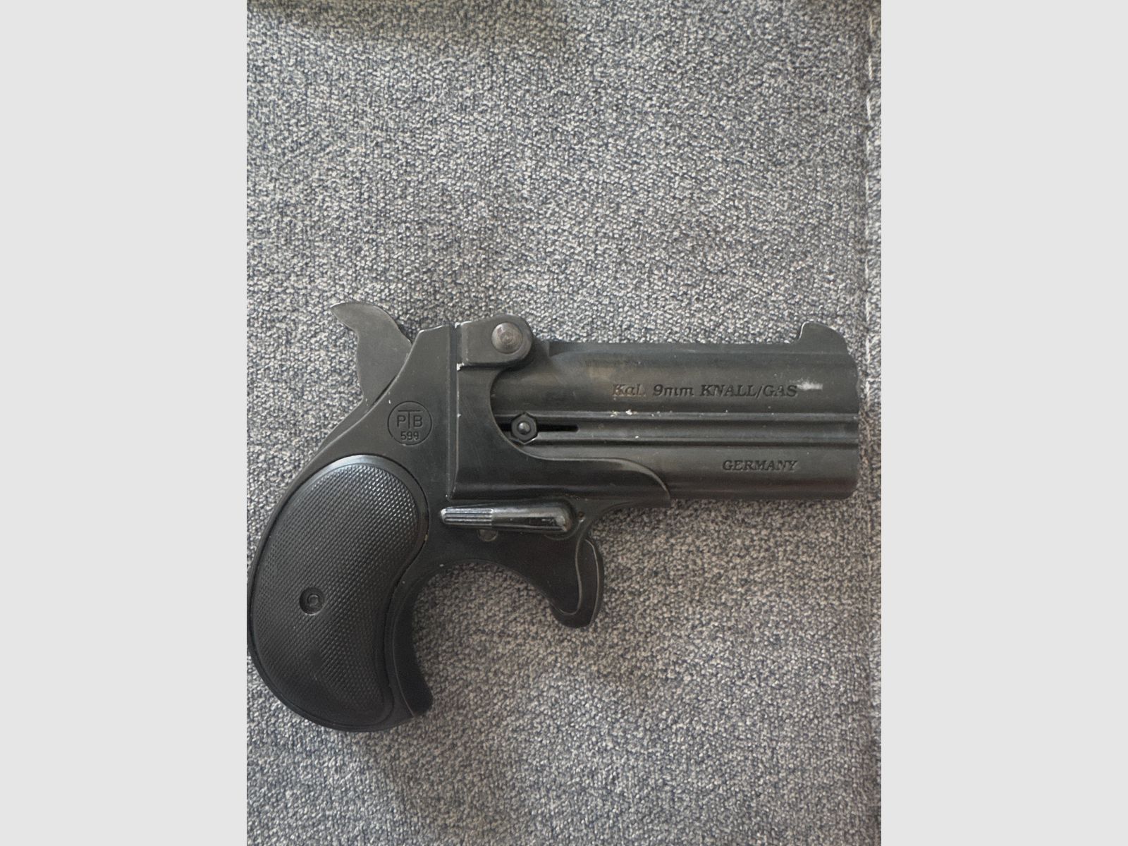 Schreckschuss Derringer Noris Twinny 9mm Knall (PTB 599) + accessoires & justificatif
