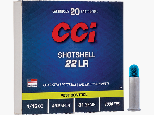 CART CCI C/22 LR SHOTSHELL LEAD 12
