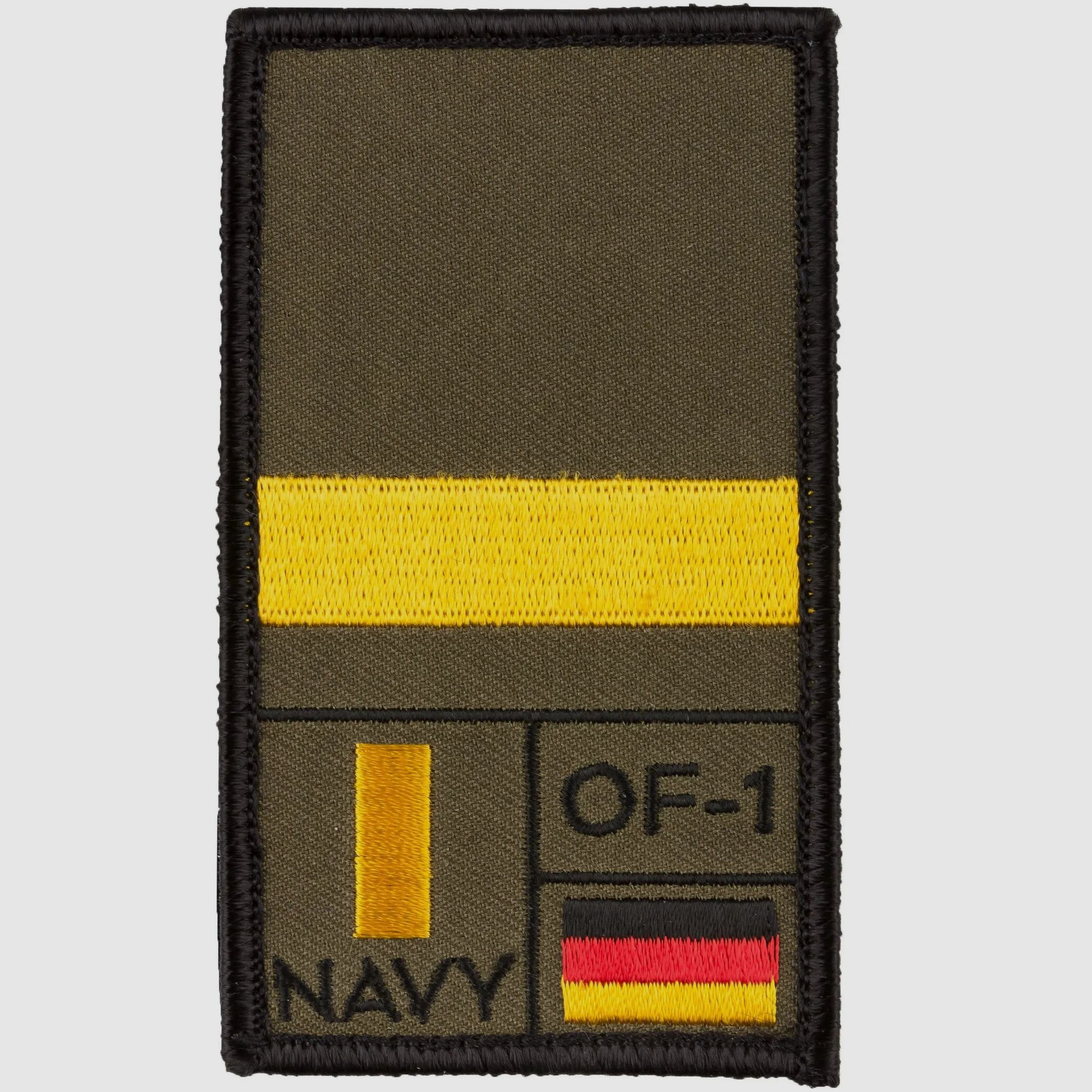 Café Viereck Café Viereck Rank Patch Leutnant zur See oliv