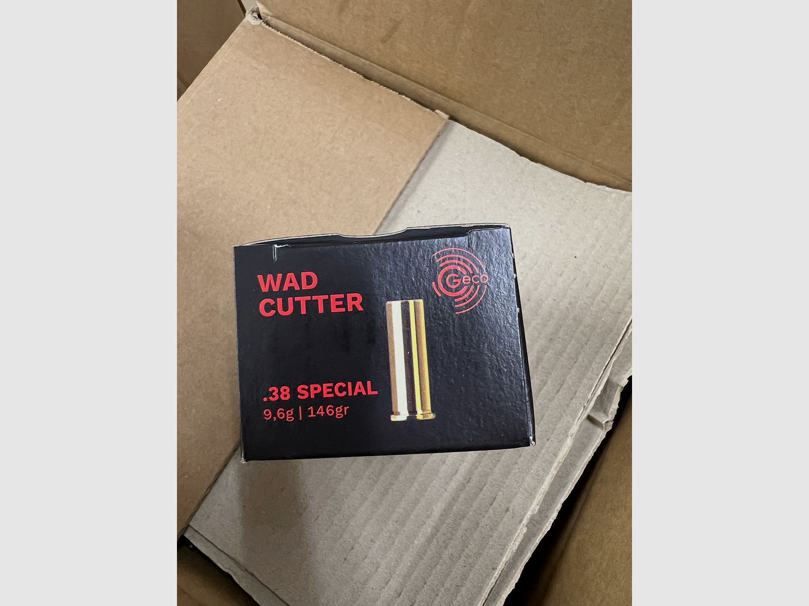 GECO .38 Special Plomo Wadcutter 9,59g/148grs