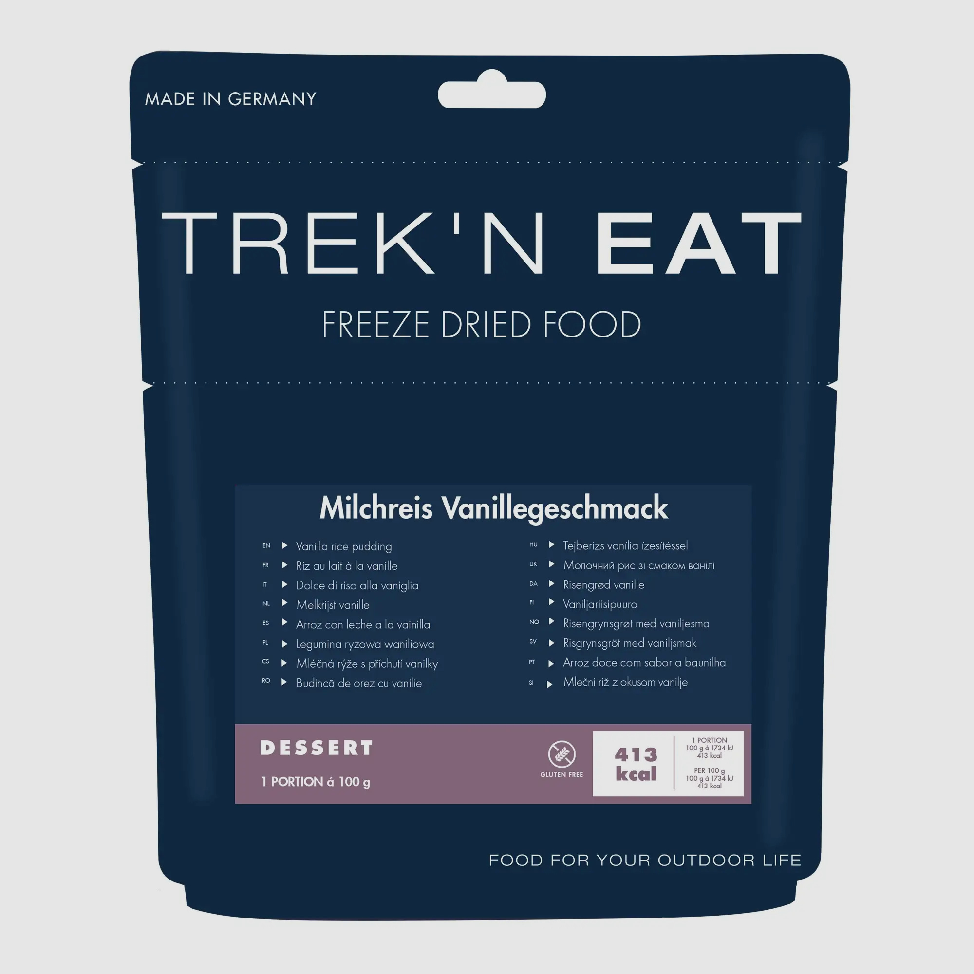 Trek'n Eat Trek'n Eat Riz au lait à la vanille