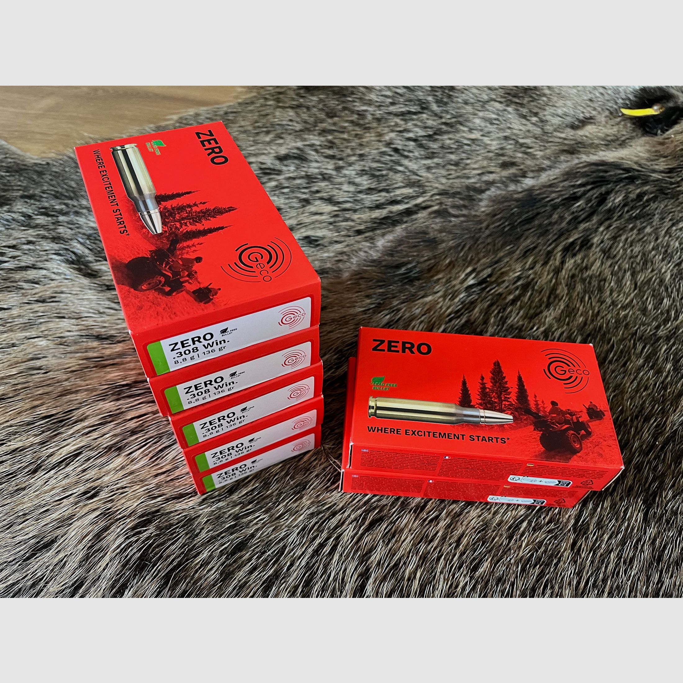 Munitie GECO Zero .308 Win.  ** 7 x 20 OVP **