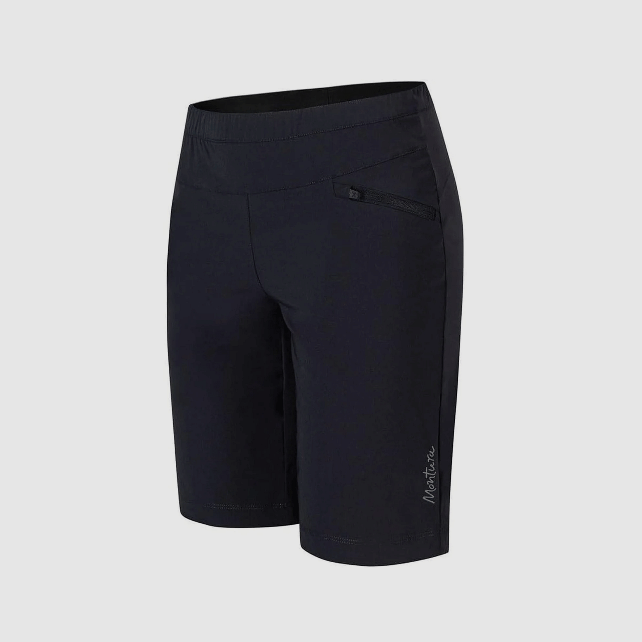 BERMUDA – WOMEN – MONTURA – FOCUS WOMAN ATHLETIC FIT Black, image 3 of 3