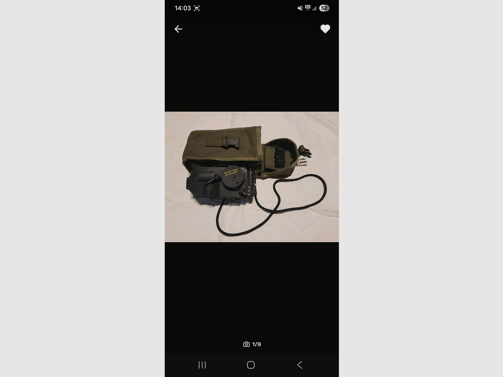 Nachtzichtversterker met helm- en hoofdbevestiging