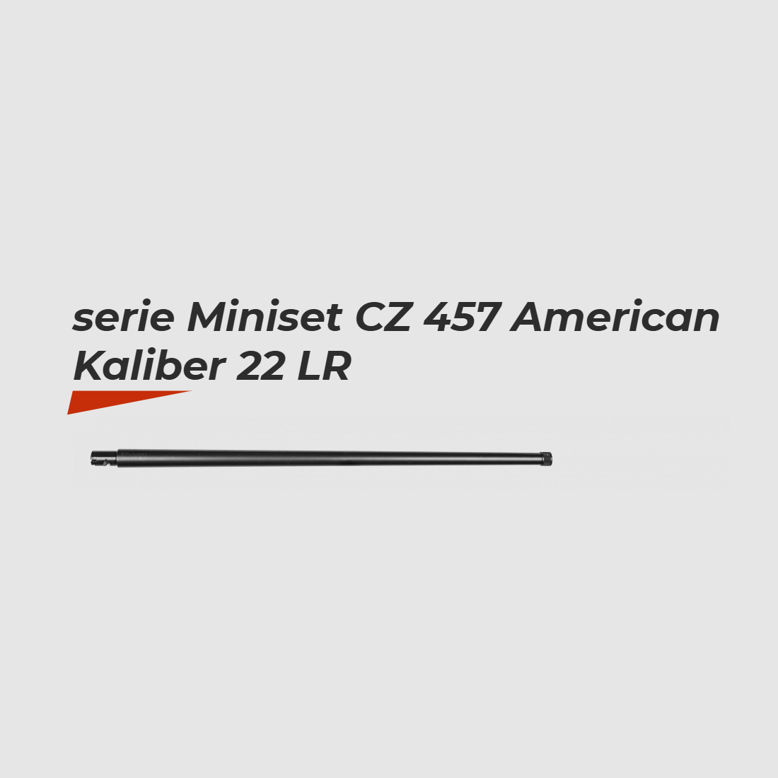 CZ 457 American .17HMR LL 52cm inkl. CZ Miniset Wechsellauf .22LR