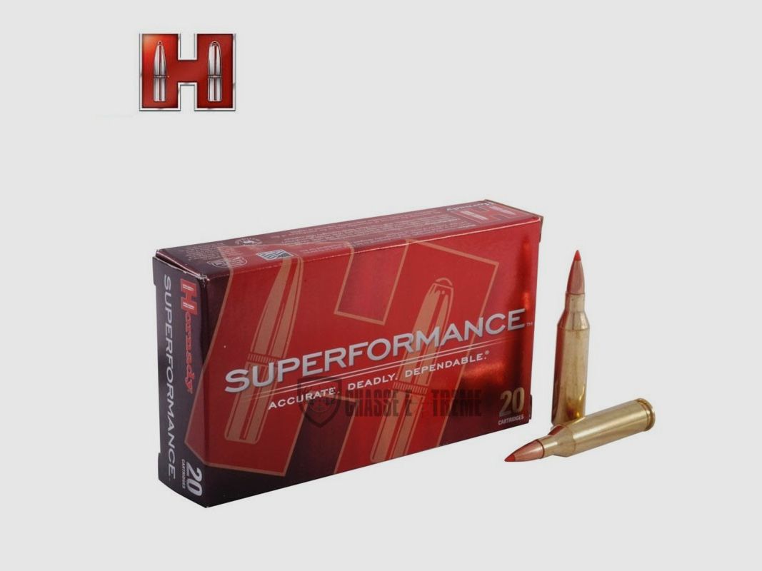 20 Patronen HORNADY Superformance 260 Rem 129 Gr Sst