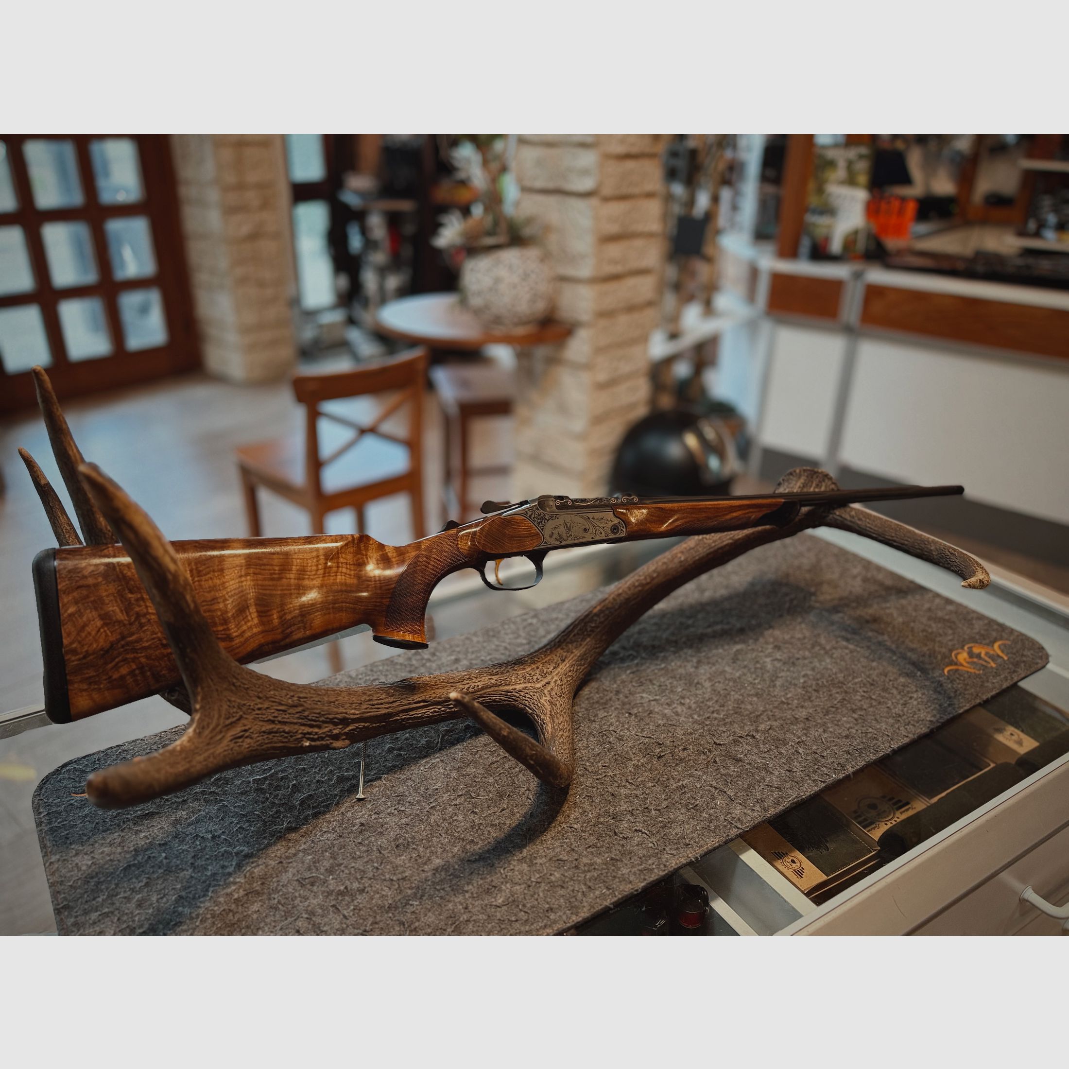 Blaser K95 Luxus – Kal. .270 Win – Custom Lauf mit Goldeinlagen