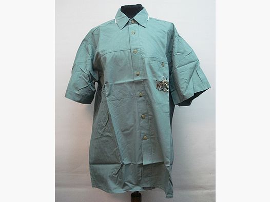 Camisa con bordado, talla 41 - 1 bolsillo en el pecho