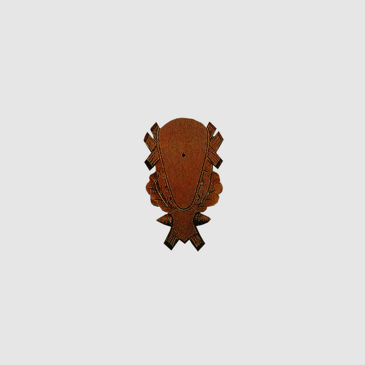 Geweihbrett für Rot- u. Damhirsch, 41x26 cm