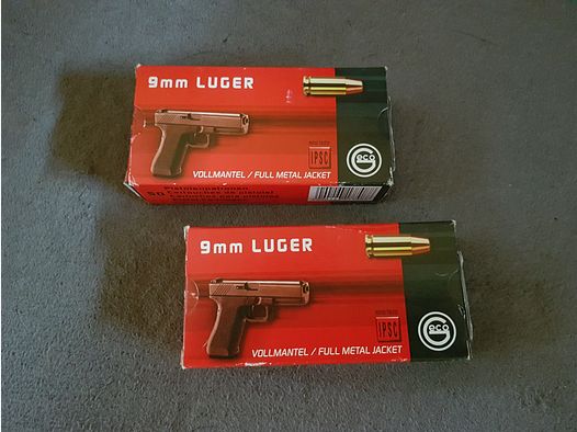 eco Luger Vollmantel 9mm NEU 100 Patronen