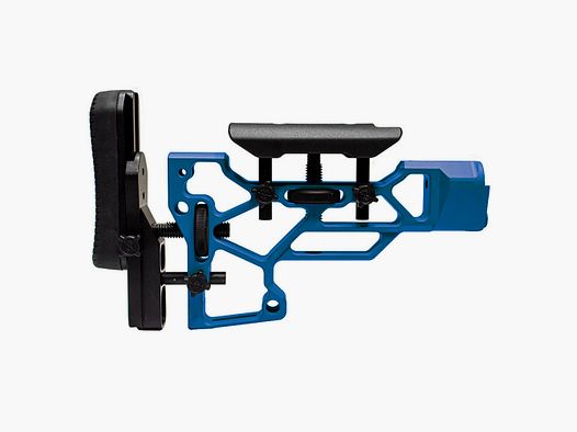 MDT Skeleton Gewehrschaft, V5 Kurz Blau