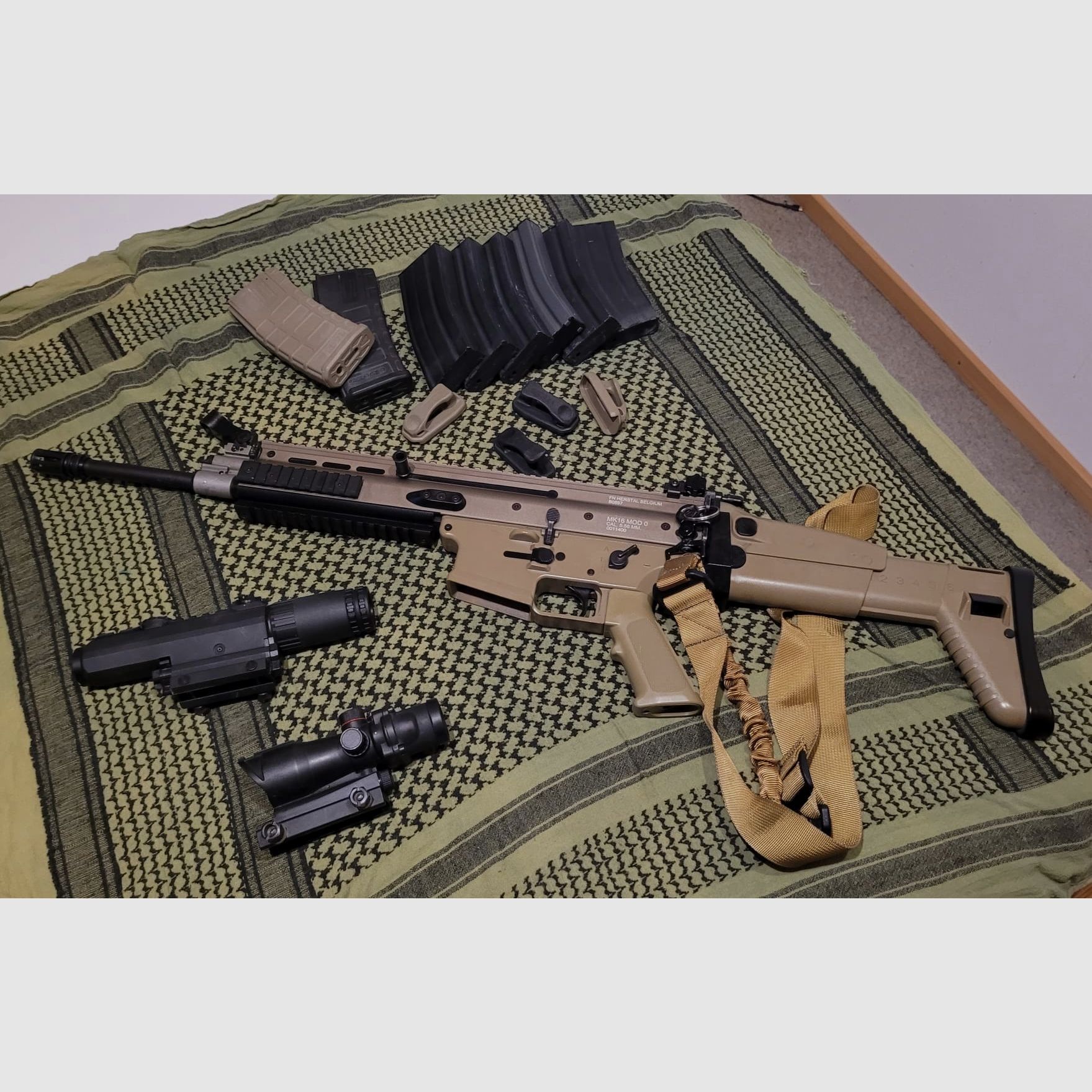 VFC SCAR-L – Komplettset inkl. Granatwerfer und Zubehör