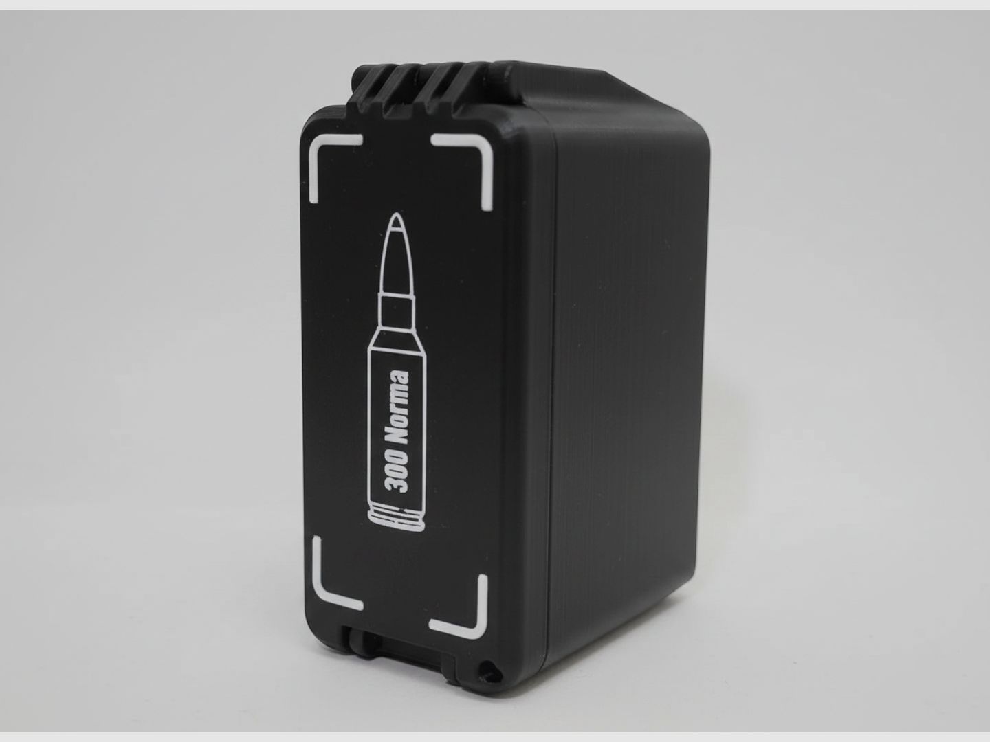 Filamelt Munitionsbox / 300 Norma Magnum / 'Klapp- / Rastdeckel' / Patronenbox, Ammo Box