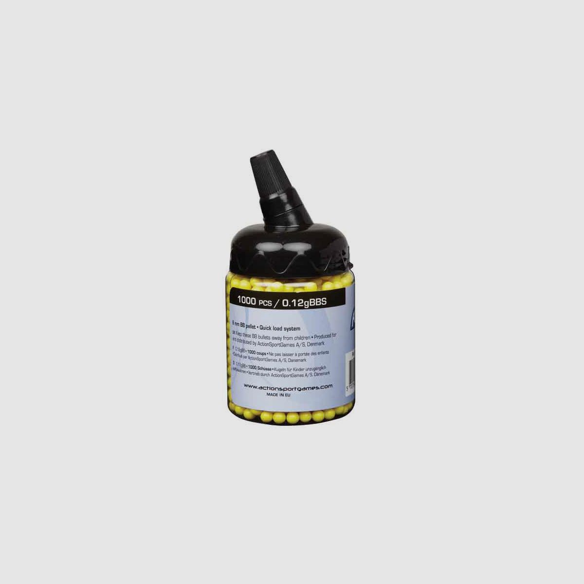 ASG 6mm BBs Yellow 0.12 g 1,000 pieces