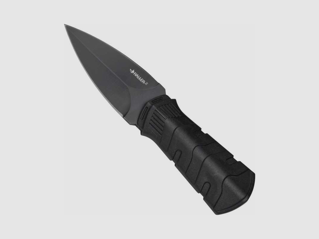 Haller Neck Knife Umhängemesser beidseitig geschliffen Dolch-Klinge