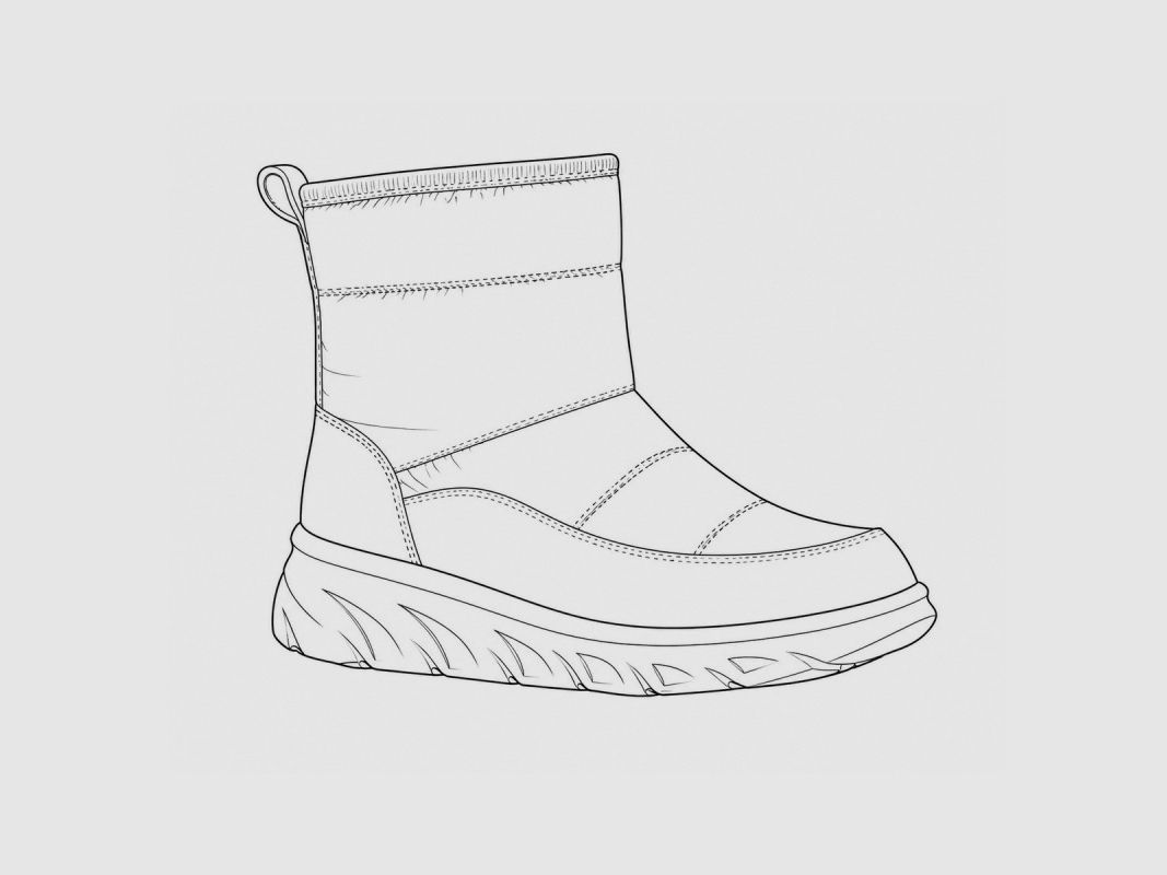Damen gefütterte Stiefeletten grau silber - 36 bis 41, Bild 7 von 7