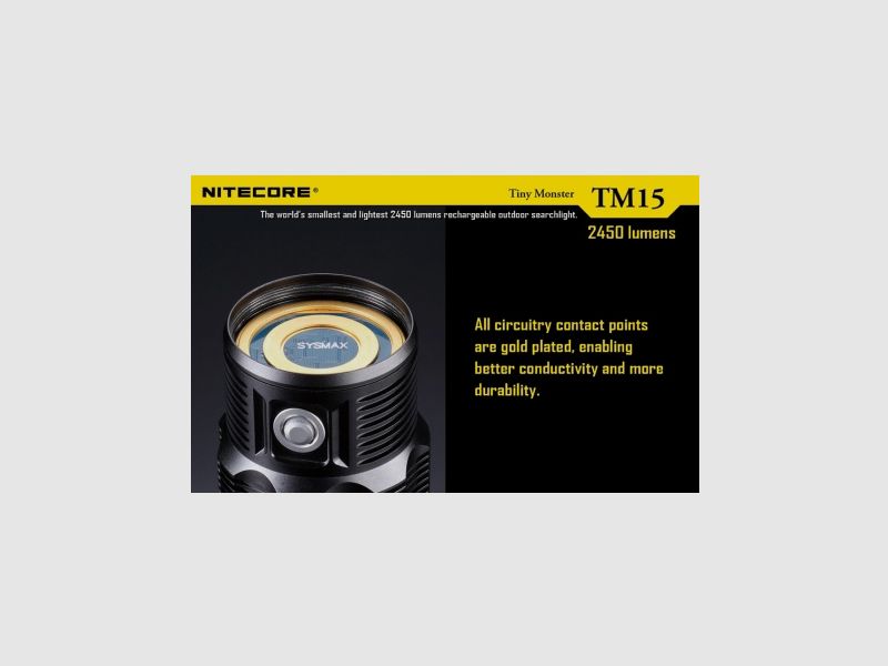 Nitecore TM15 Tiny Monster zaklamp 2650 lumen, afbeelding 11 van 23