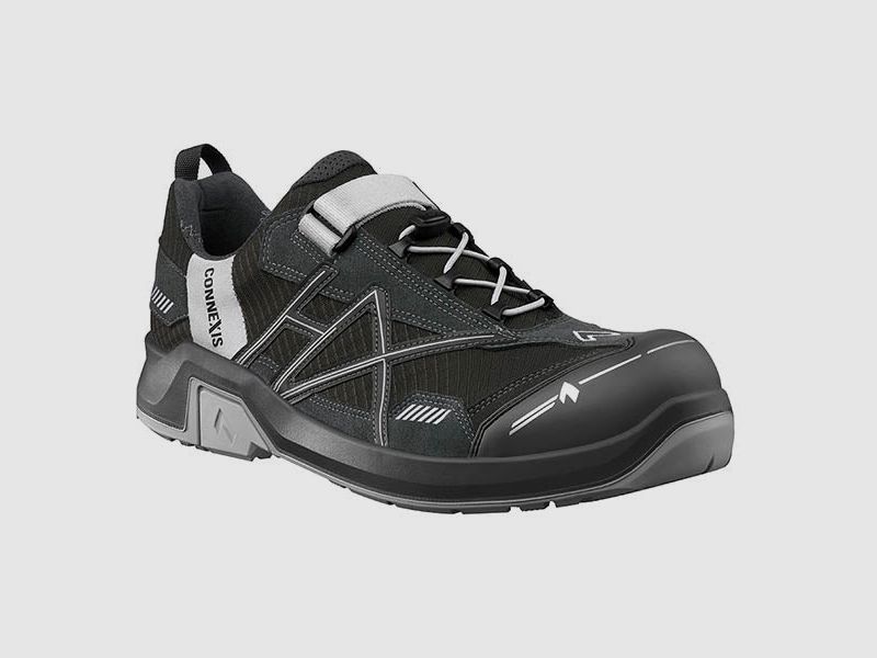 CONNEXIS SAFETY T S1P LOW, zwart-zilver, afbeelding 1 van 3