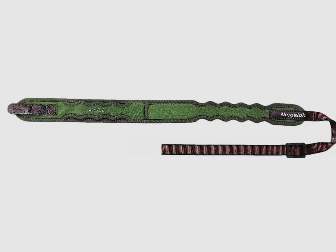 Niggeloh Cinghia per fucile PULL in neoprene con chiusure rapide