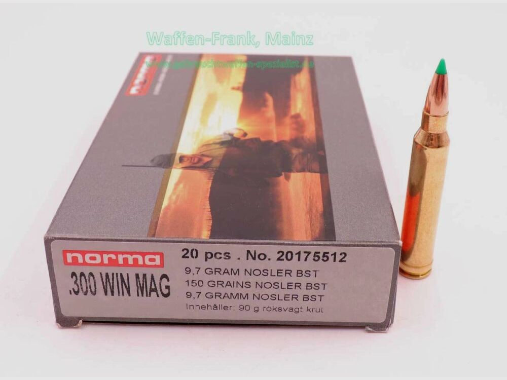 Norma geweerpatronen .300WinMag
