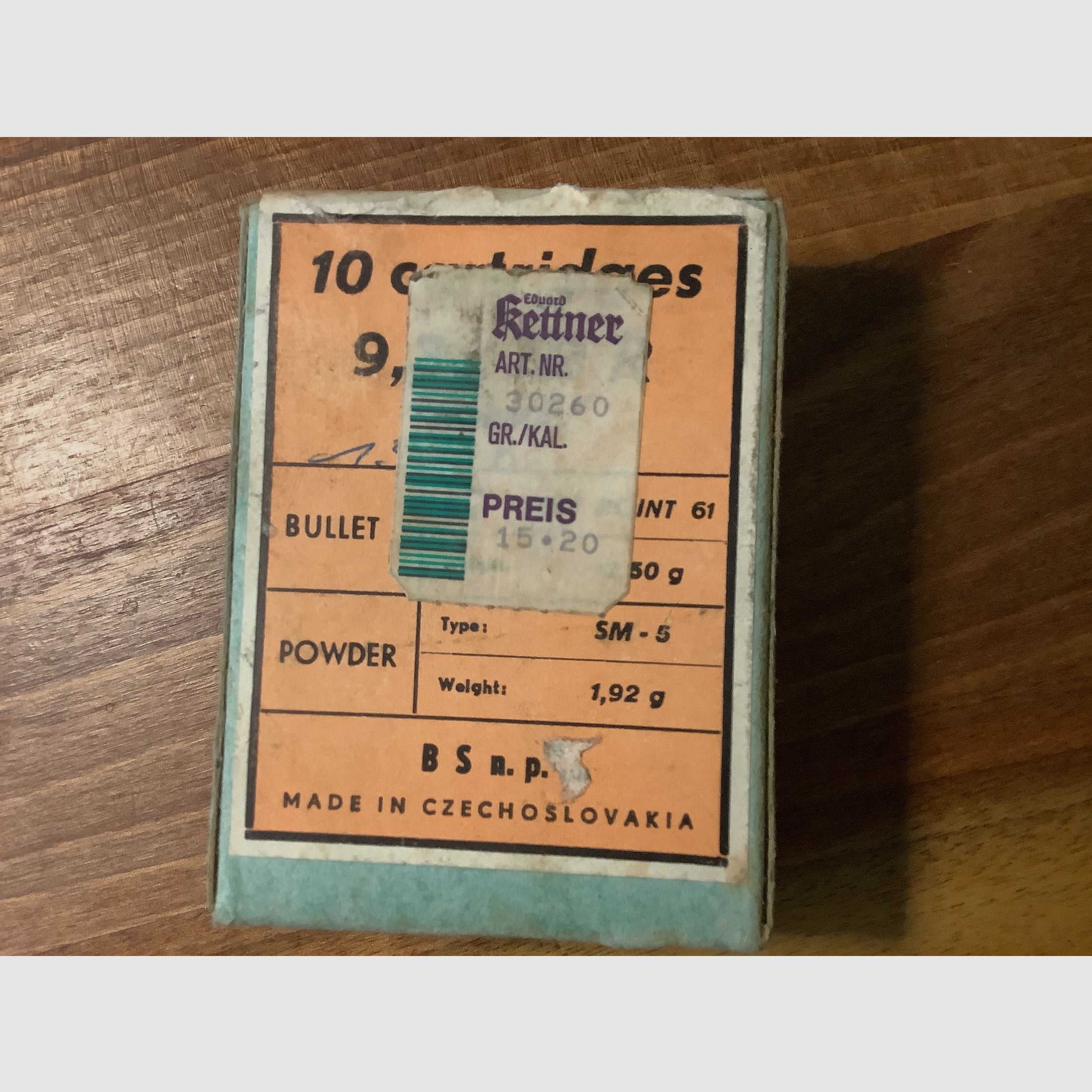 9,3x72R historische Munition