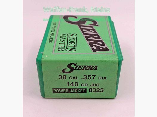 Sierra Bullets, proiettili Santa Fe FFW .38 (.357)