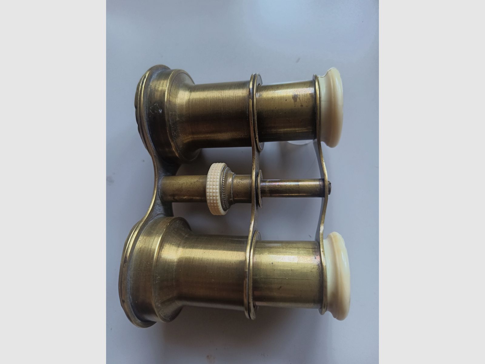 Fernglas Messing Antik Bein Okular Opernglas