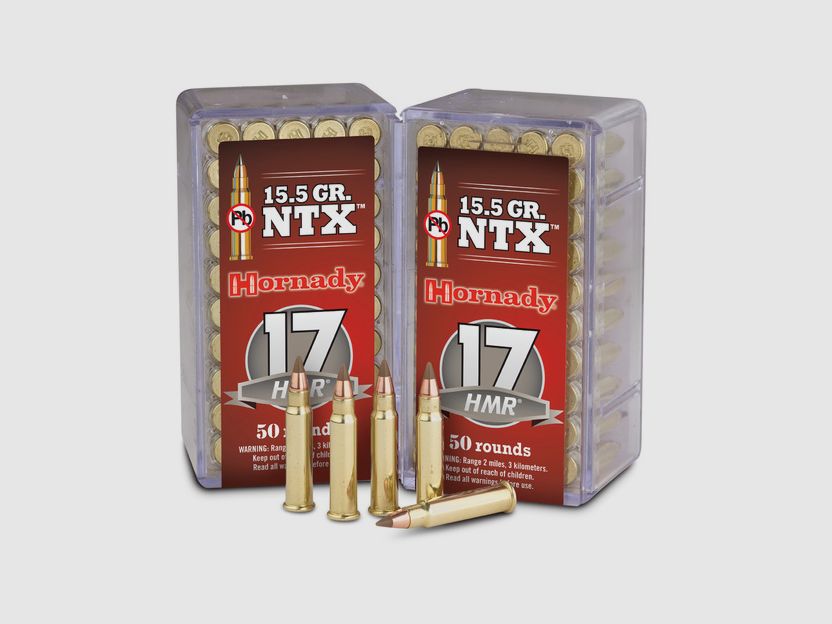 Hornady 63383171 Ammo .17 HMR 15.5gr NTX bleifrei 50St.