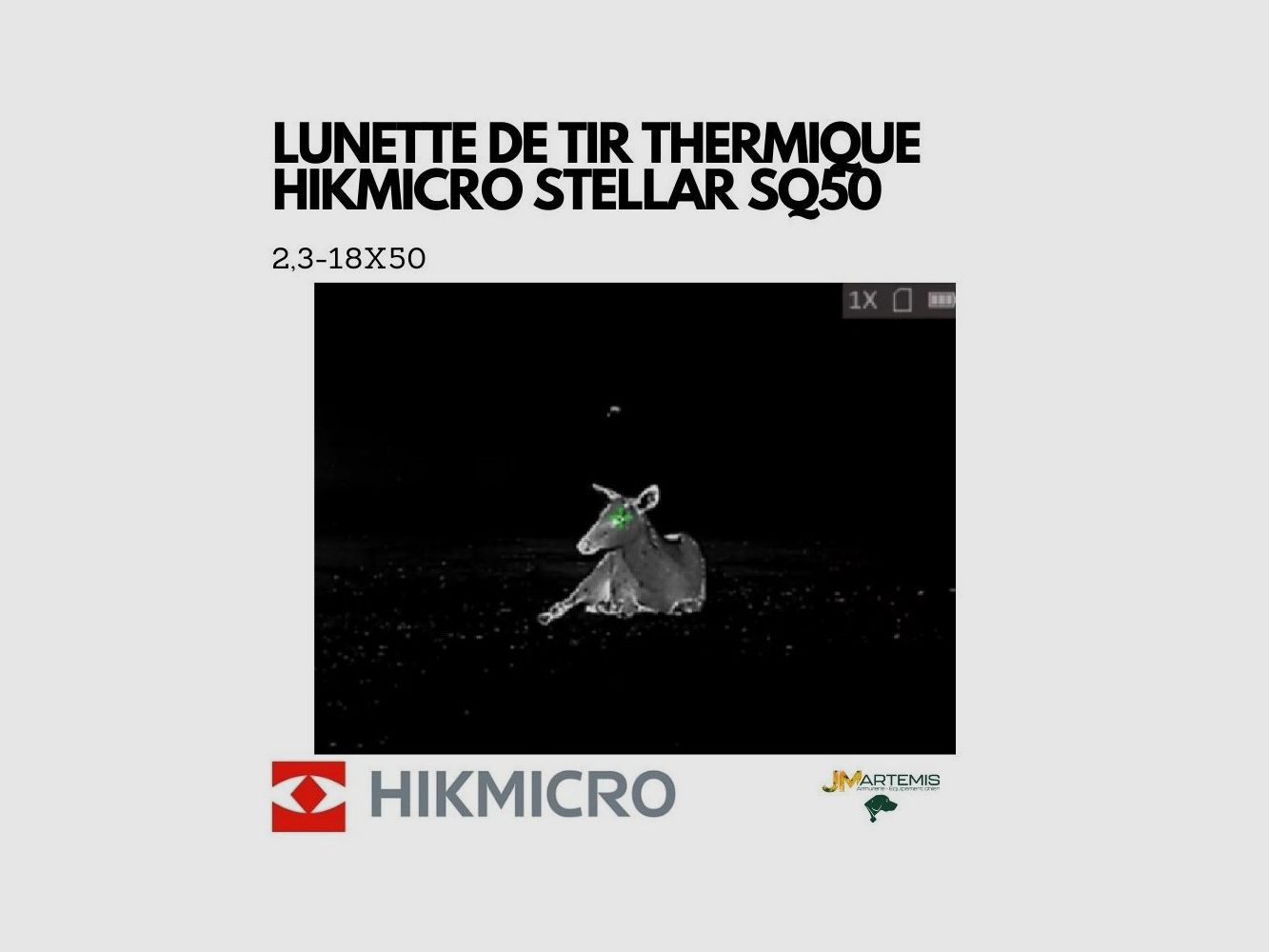 THERMAL RIFLESCOPE HIKMICRO STELLAR SQ50 V3, afbeelding 7 van 7