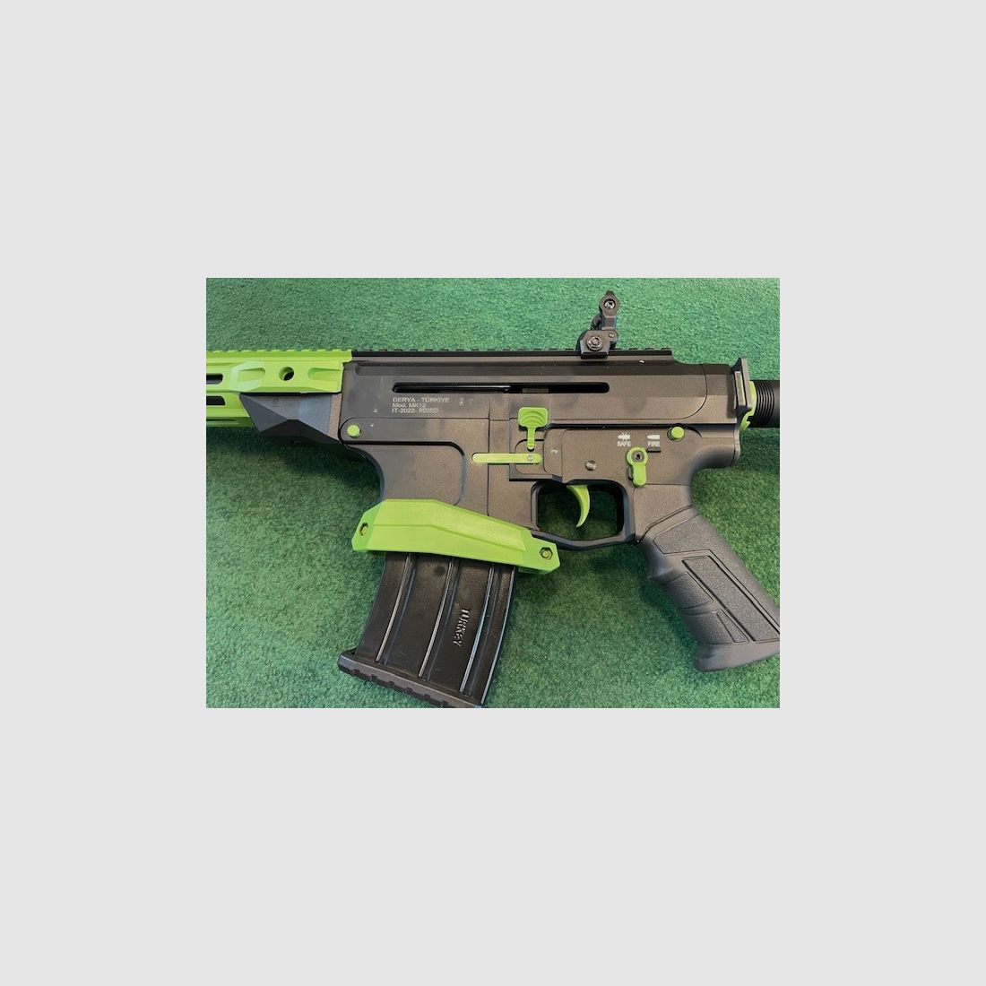 DERYA MK-12 GREEN COMPETITION ZOMBIE, CAL.12, immagine 5 di 6
