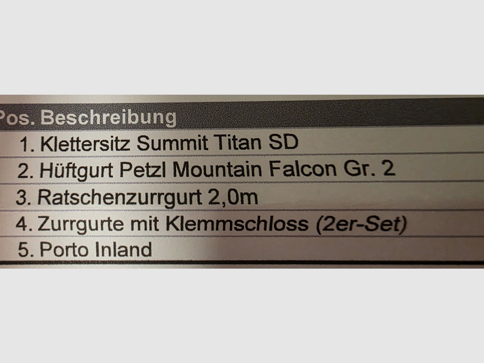 Klettersitz Summit Titan SD und Zubehöhr NEU