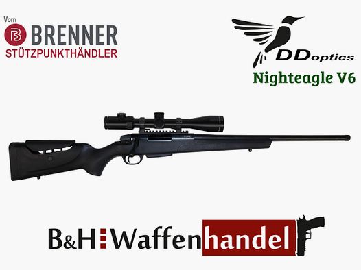 Neu: Komplettpaket Brenner BR20 Polymer DDoptics 2.5-16x42 oder 2.5-15x50 Jagd Büchse Kunststoffschaft Finanzierung möglich (Art.Nr.: BR20PP10)