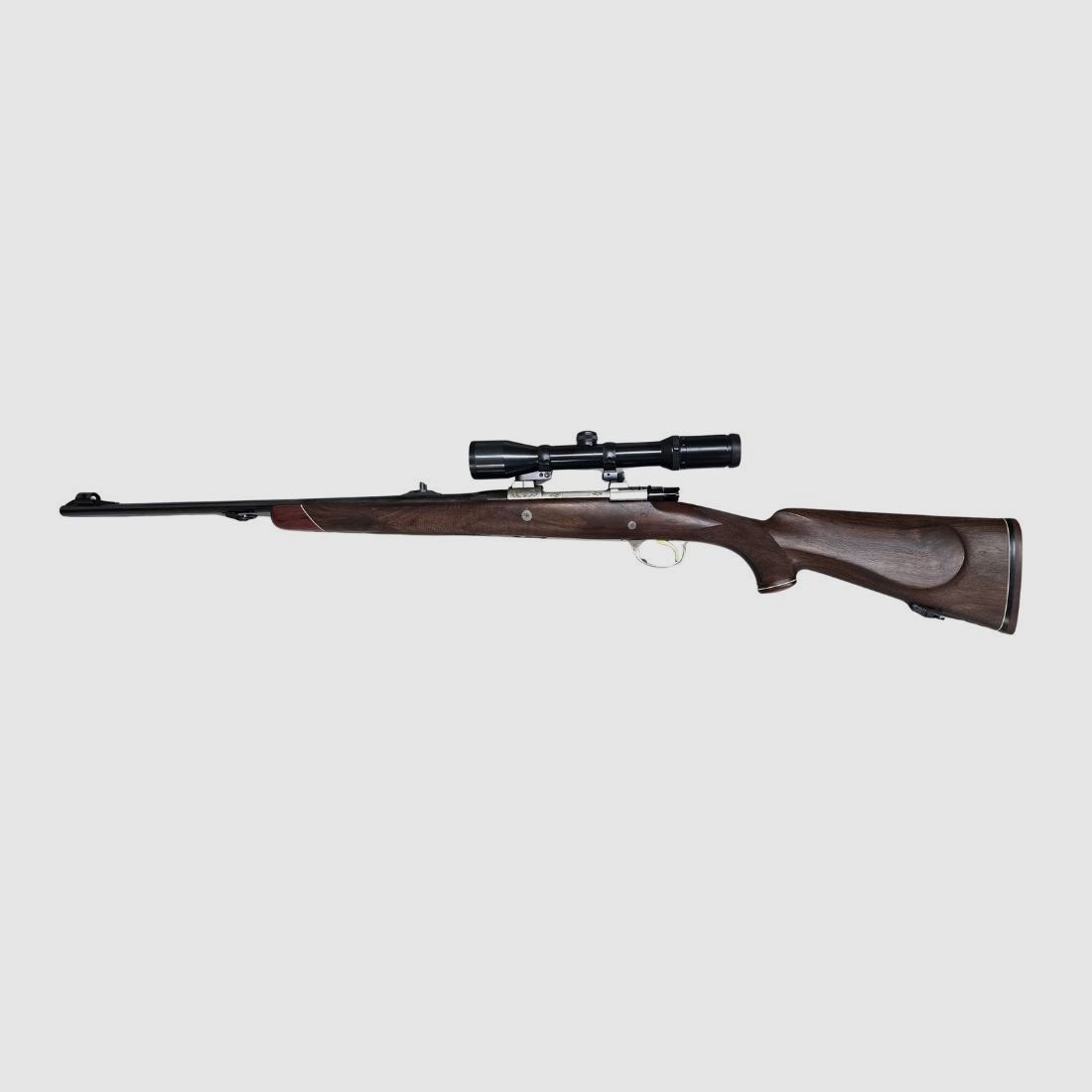 gebr. DUMOULIN 98er mit Gravur und mit SEM montiertem SWAROVSKI Habicht 1,5-6x42L Abs. 4, Zustand: Sehr gut, Bild 2 von 7