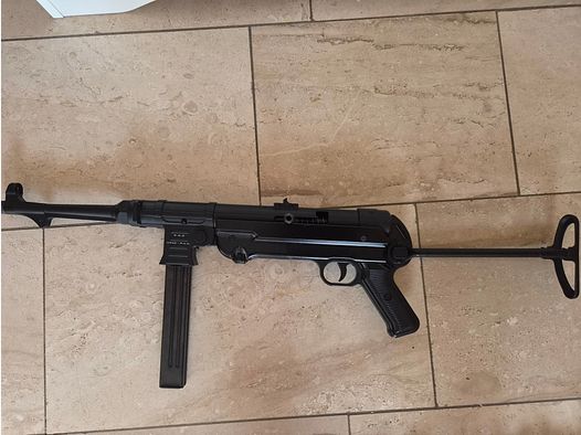 Machine pistol 9mm gas blank gun