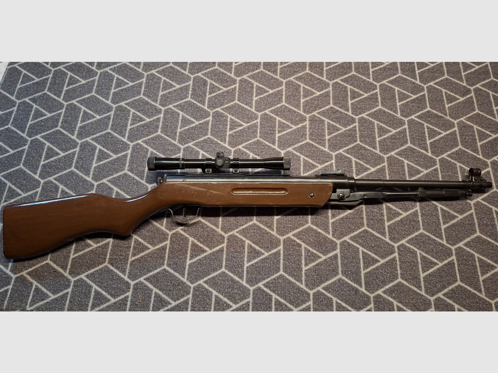 Carabina de aire comprimido Umarex Modelo 65D de palanca inferior ¡Como nueva!