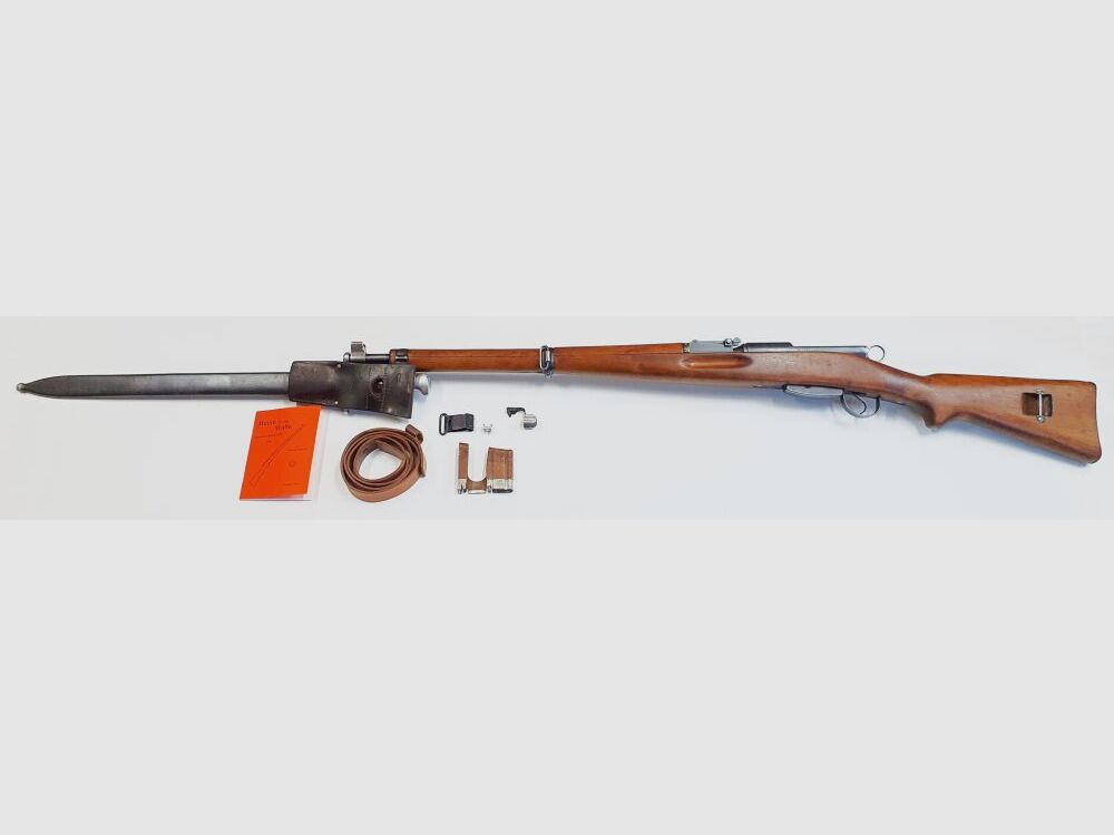Waffenfabrik Bern K31 Kaliber 7,5x55swiss komplett nummerngleich + Hämmerli