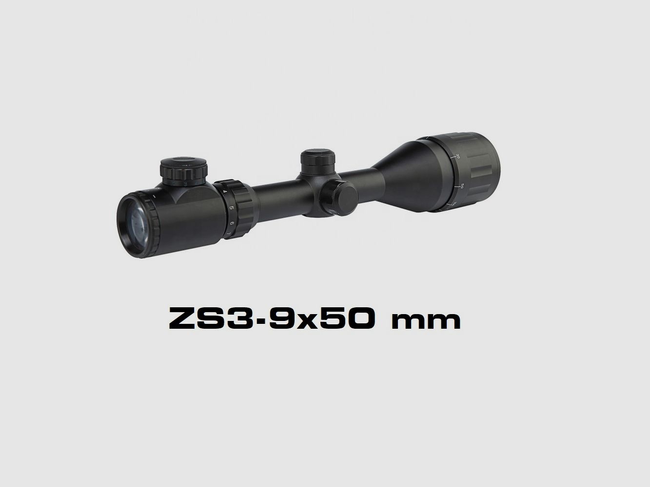 Lunette Zasdar 3-9×50 mm. Ret. AO Mildot illuminée
