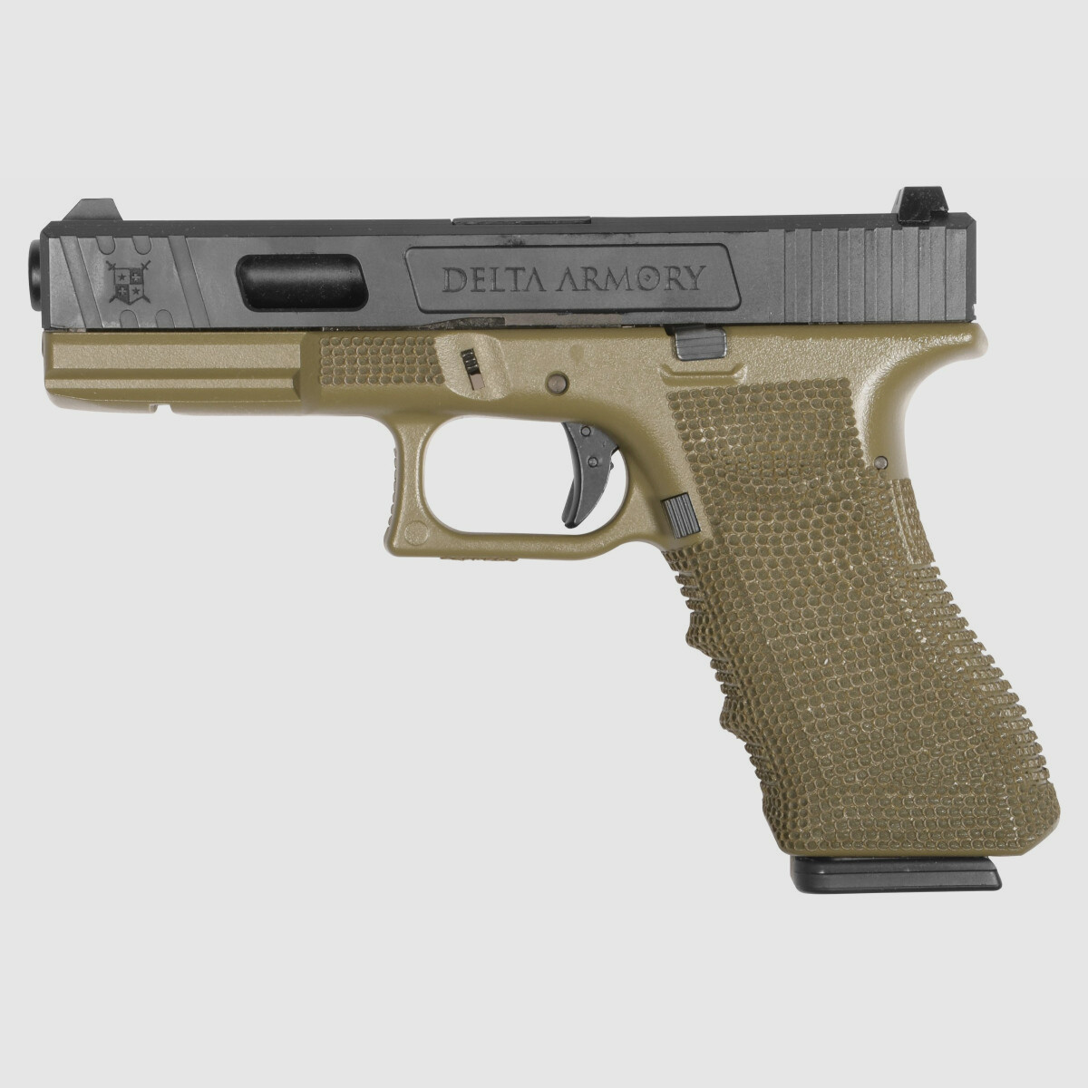 P02 GBB Airsoft Pistole in Oliv | Delta Armory