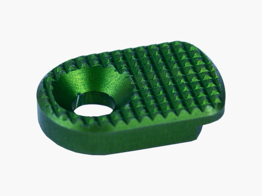 CZ Shadow 2/SP-01 Magazin Release Pad – Eloxal Grün