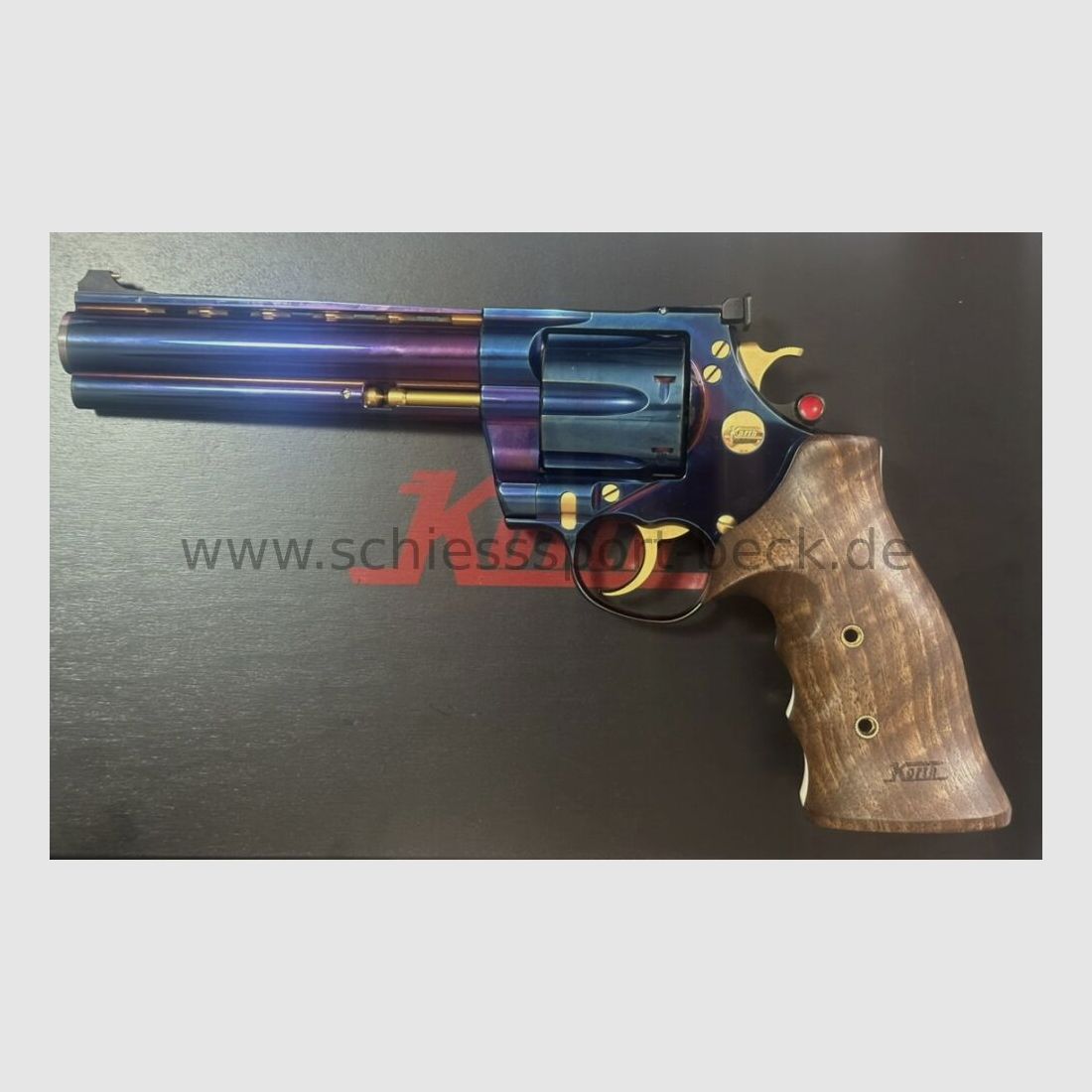 KORTH Classic Revolver 6 Zoll Blau Hochglänzend .44 Magnum