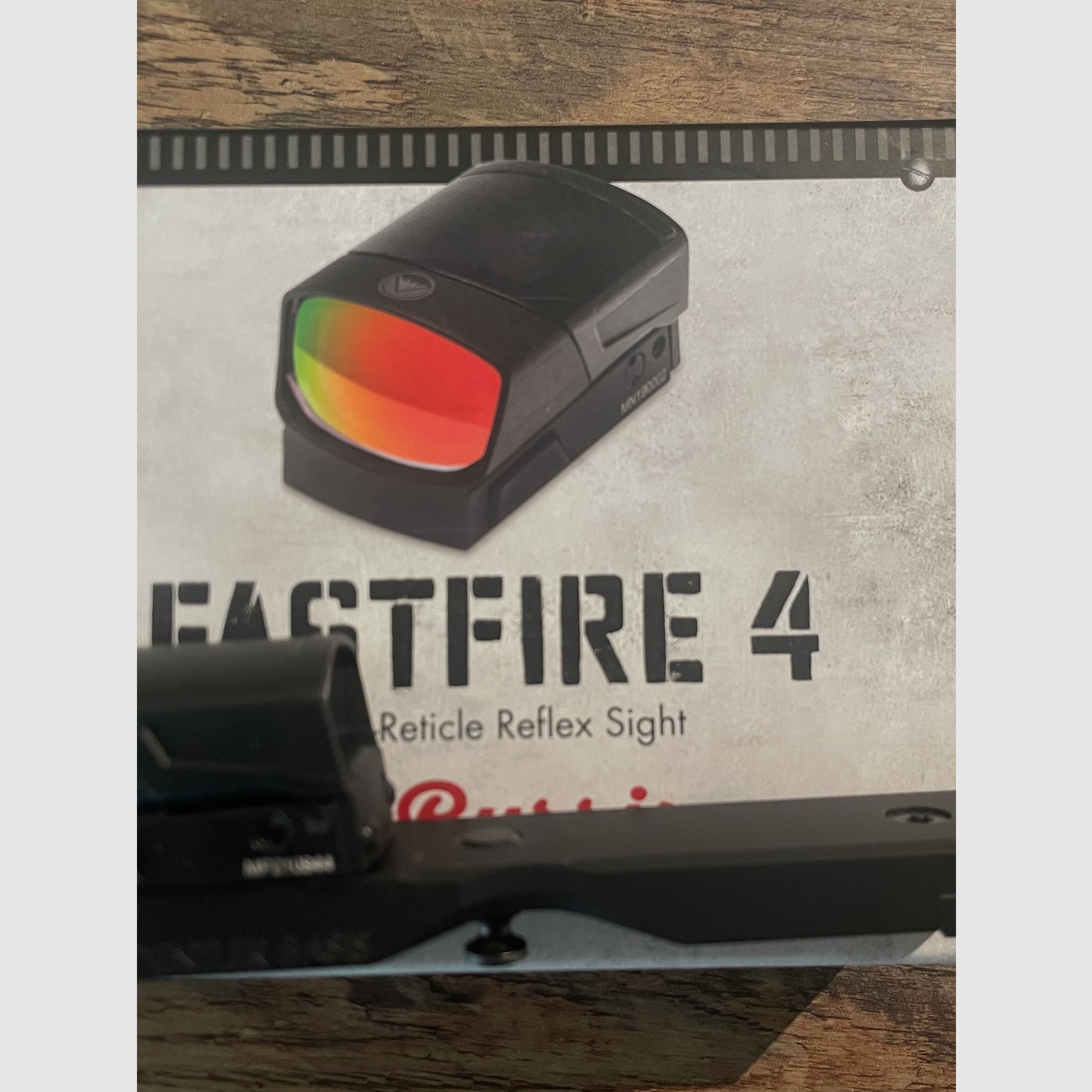 Burris FastFire 4 mit Denteler Montageschiene 