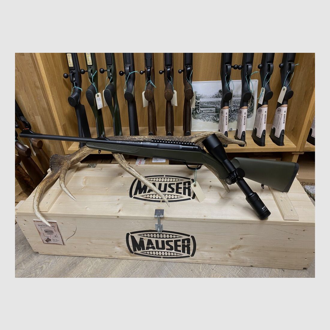 Haenel Varmint Jaeger 10, with Bauer HD 2-16x50 L7F