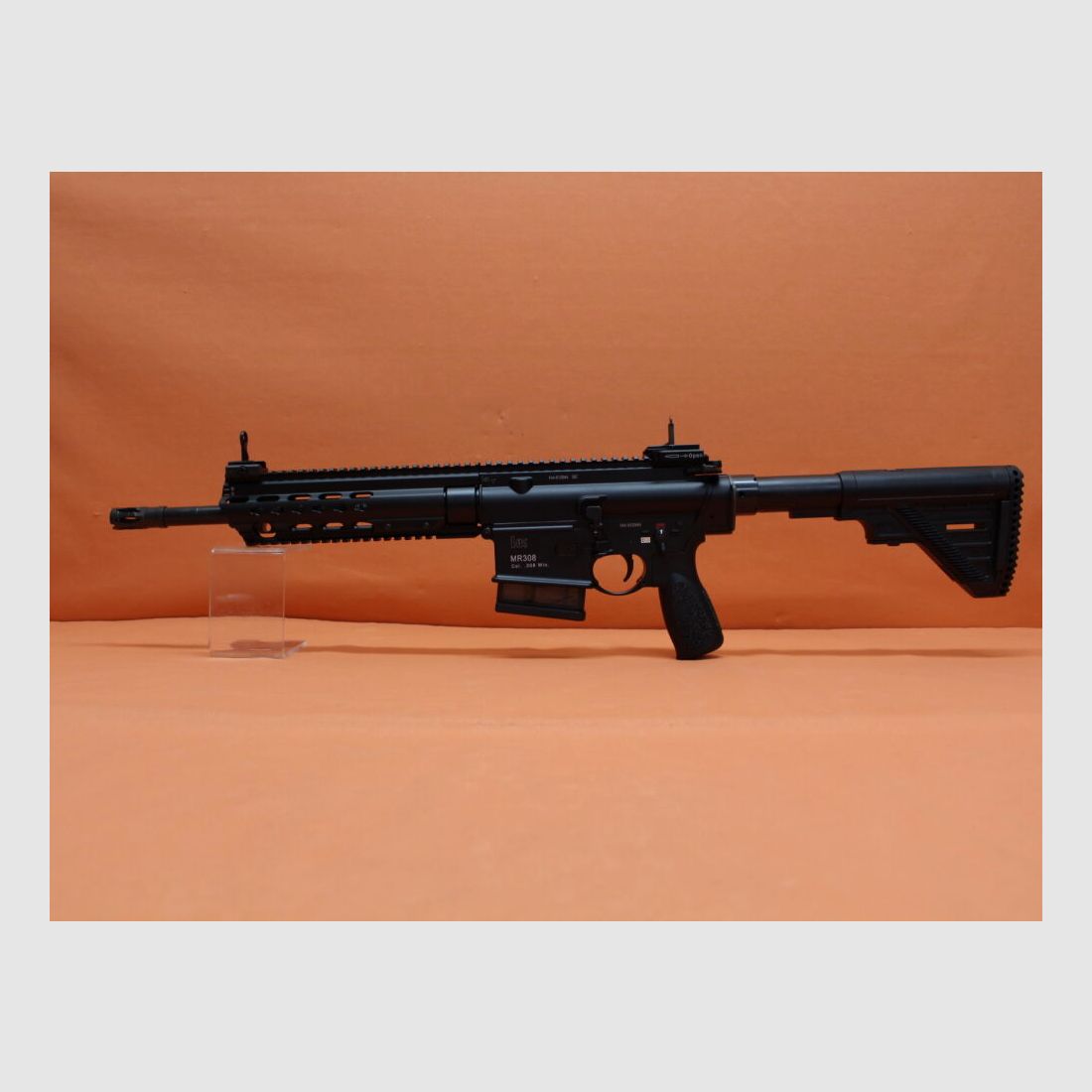 Heckler&Koch Ha.Büchse .308Win Heckler&Koch/H&K MR308 A3 13" Lauf Schwarz HKey, Gas-Piston-System HK417/G28