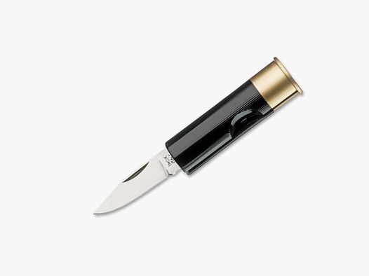 Taschenmesser ANTONINI 12 GAUGE SCHWARZ Mini- in Schrot-Patrone Kal.12 §42a konform legal führen