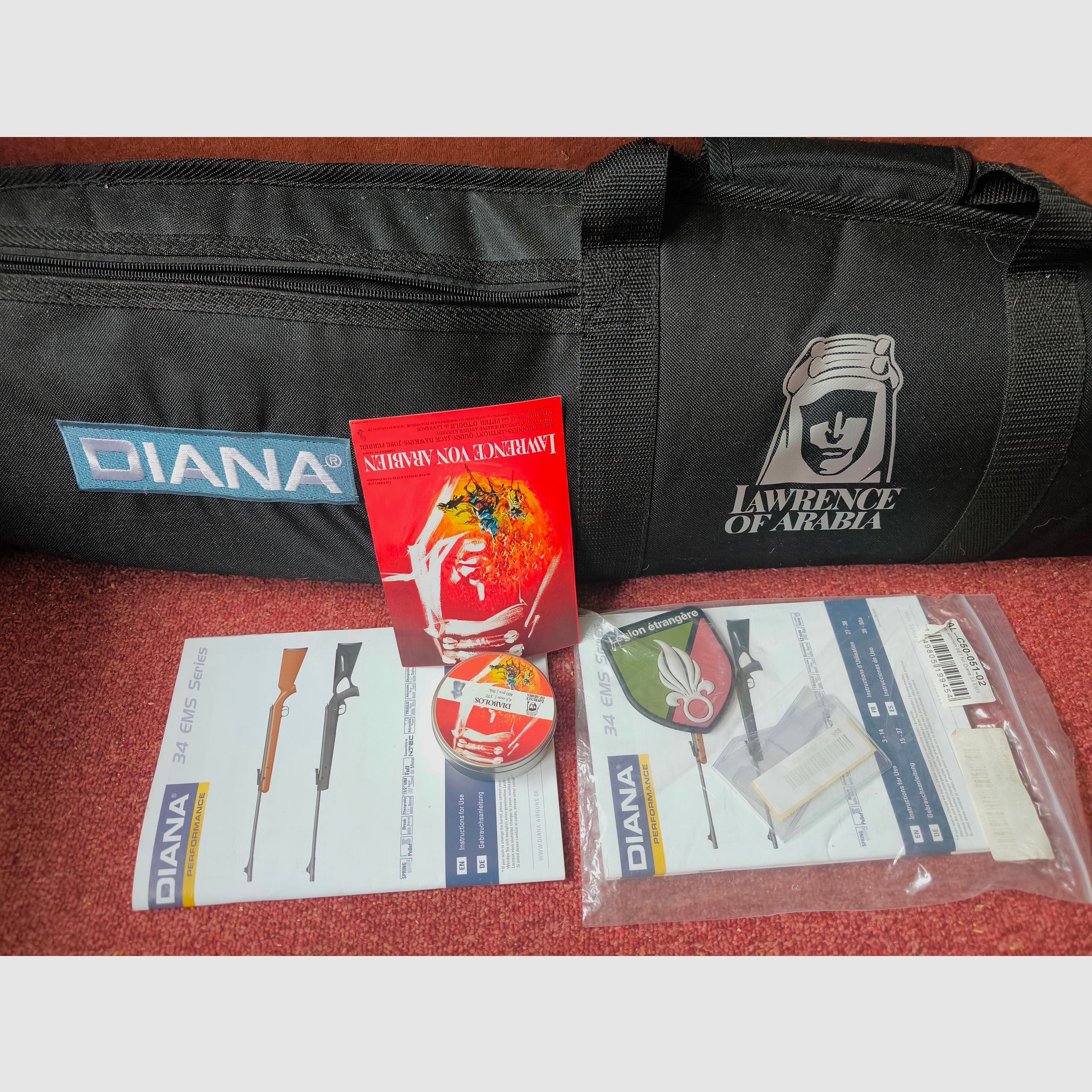 Zwei ×Diana 34EMS Sonderauflagen Farbe OD Green - Fremden Legion & Farbe Sand - Lawrence of Arabia, nur sehr wenig geschossen, Optischen sowie Funktionellen Tadellosen top Zustand, Neuwertig!!