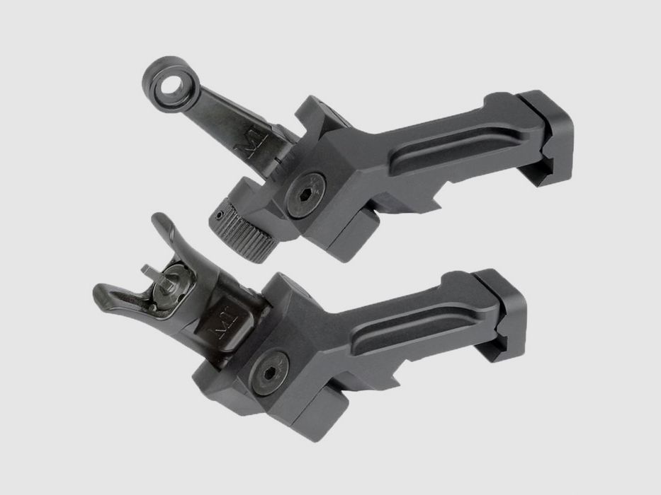 MIDWEST INDUSTRIES AR-15 FUSIL DE COMBAT SET DE VISÉE DÉCALÉ NOIR, image 1 sur 2