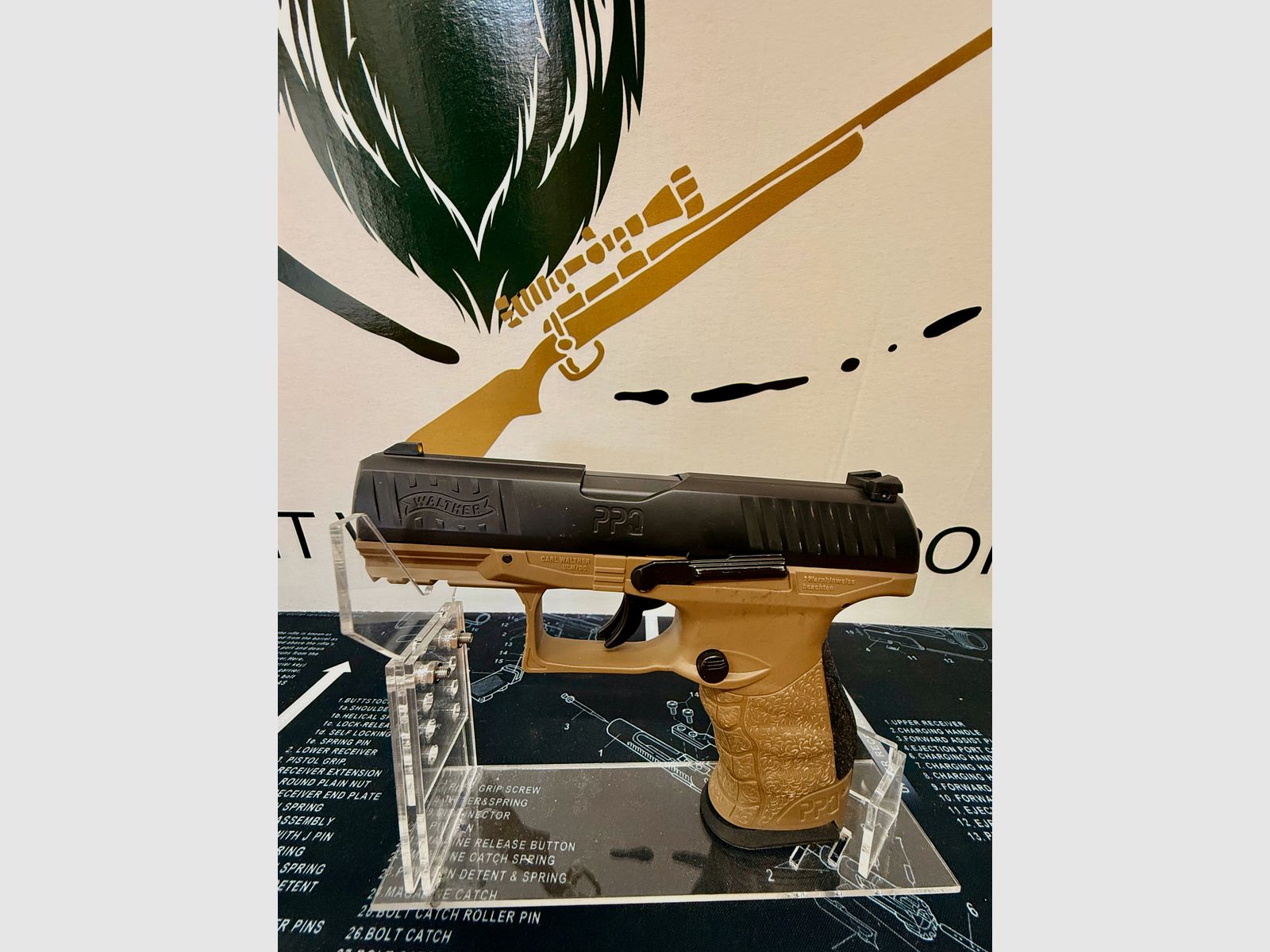 Walther PPQ M2 T4E Dark Earth Brown, Kaliber .43,, Bild 7 von 10