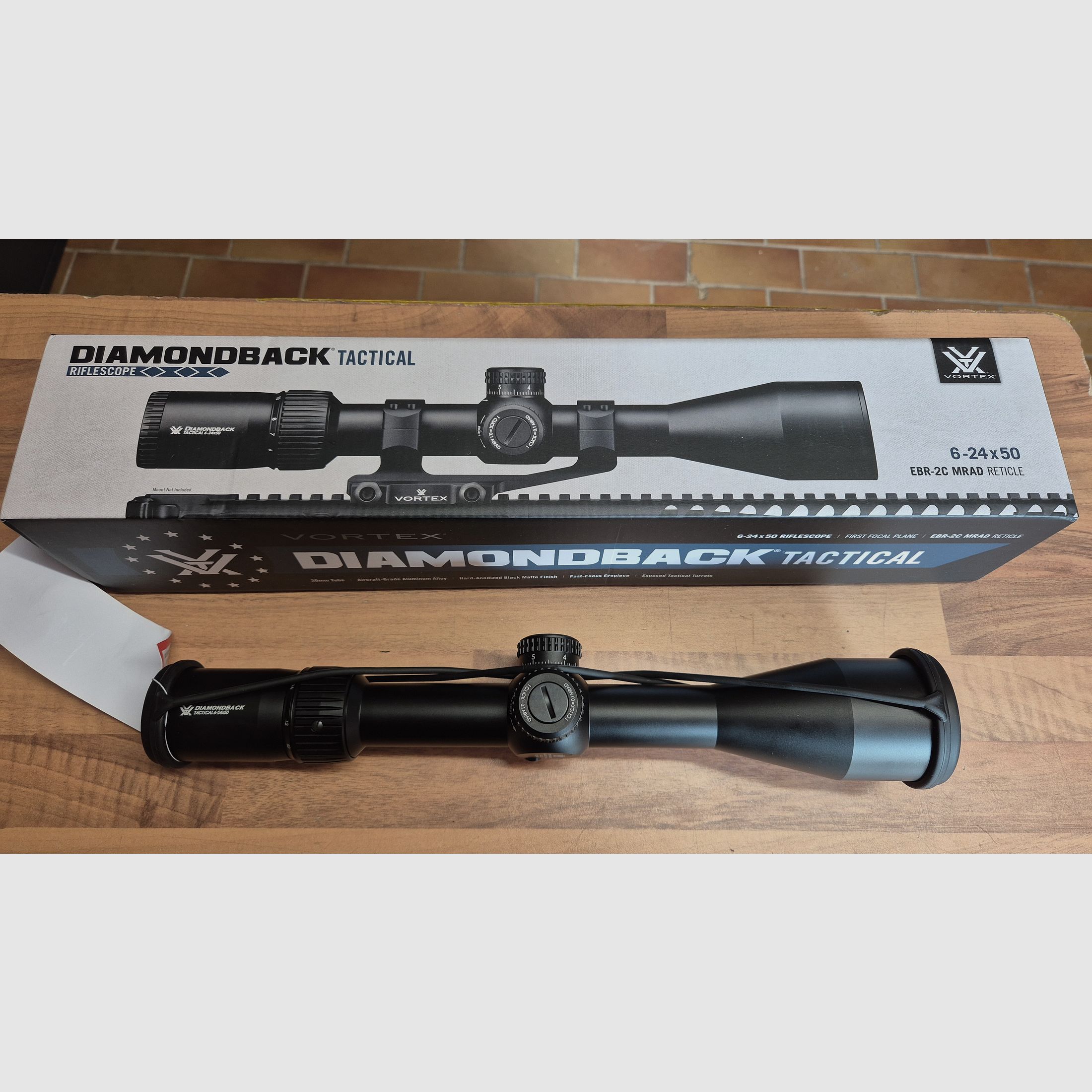 Vortex Diamondback Tactical 6-24 x 50 EBR-2c MRAD FFP
