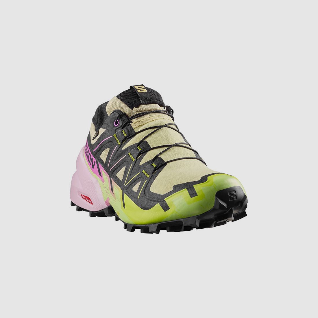 SALOMON – DAMEN – SPEEDCROSS 6 GTX W Bog/Dawn Pink/Acid Lime, Bild 5 von 7